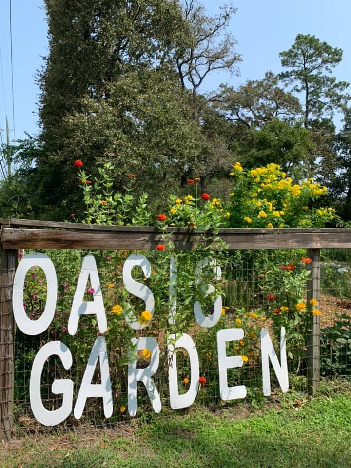 oasis garden sign